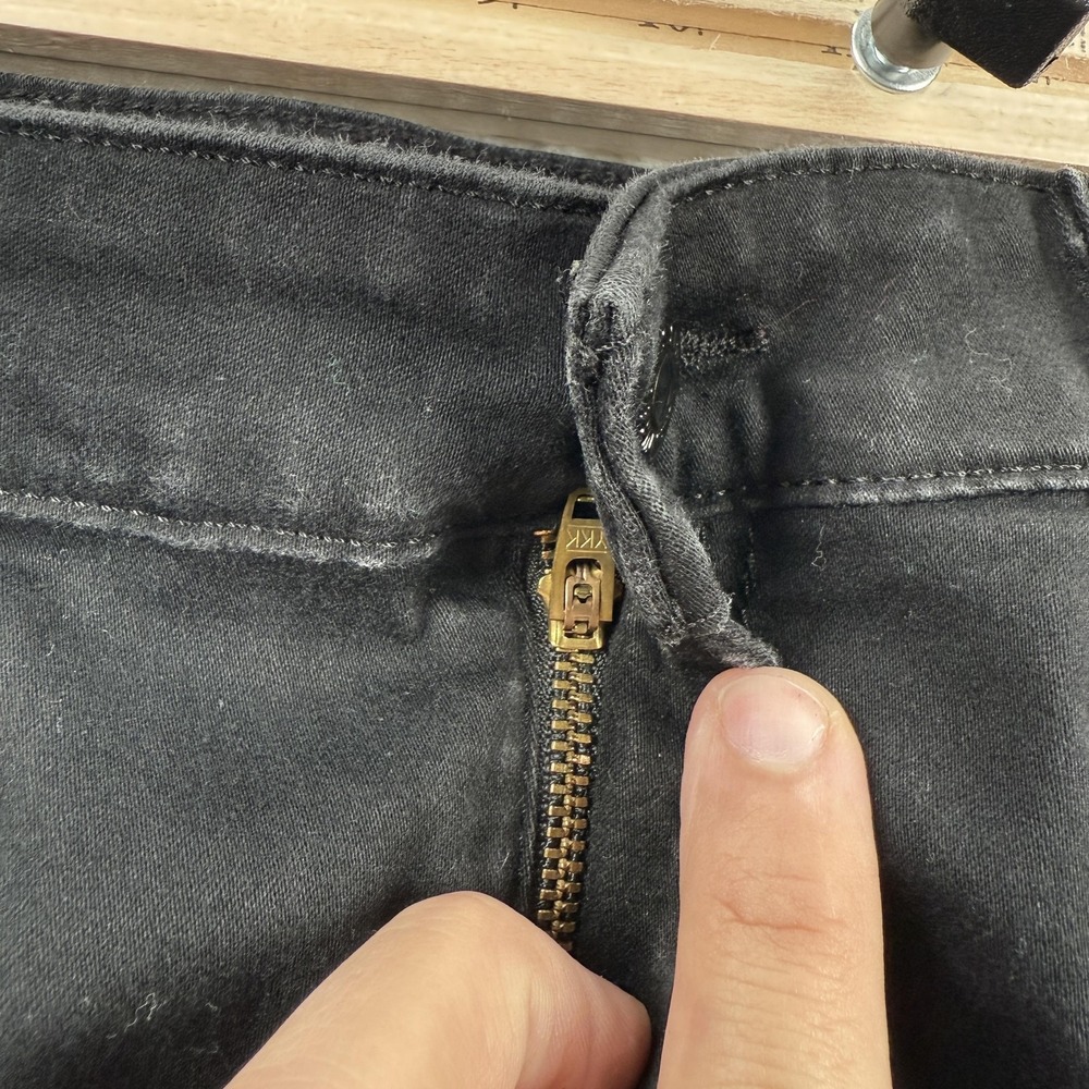 Signature Levi Strauss Gold Jeans Mens 33x32 Black Mid-Rise Straight Stretch - Picture 9 of 15